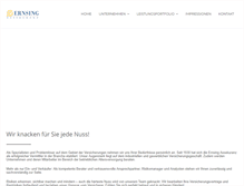 Tablet Screenshot of ernsing.de